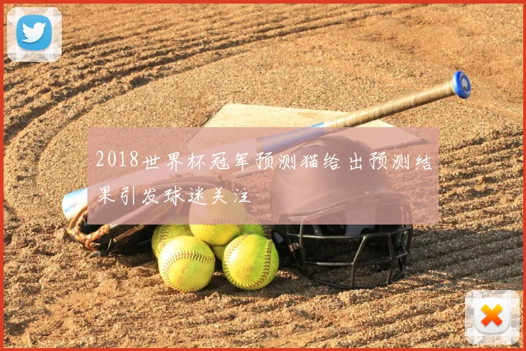 2018世界杯冠军预测猫给出预测结果引发球迷关注